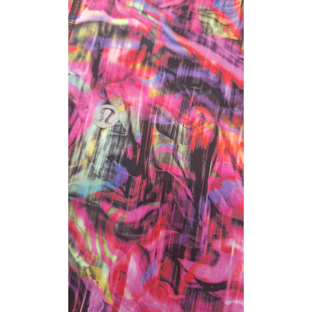 Lululemon Women's Base Pace High Rise Running Tight Floral Electric Size 6 - Picture 4 of 4
